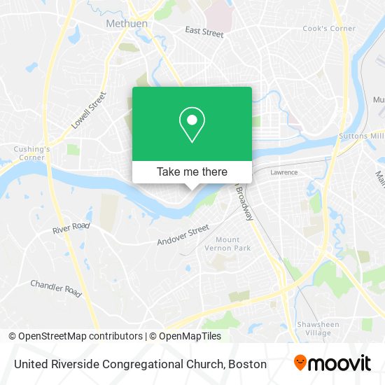 Mapa de United Riverside Congregational Church