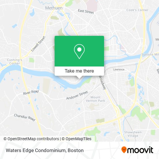 Mapa de Waters Edge Condominium
