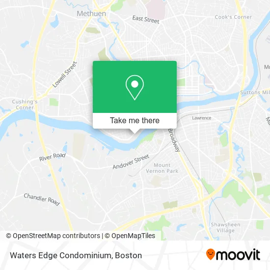 Waters Edge Condominium map