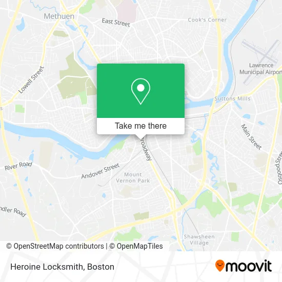 Heroine Locksmith map