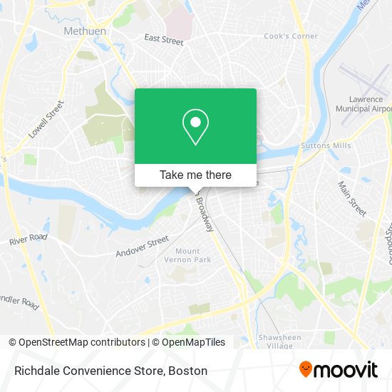 Mapa de Richdale Convenience Store