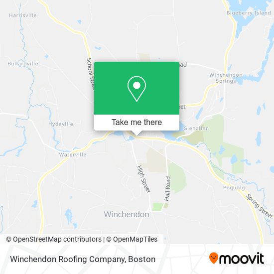 Winchendon Roofing Company map