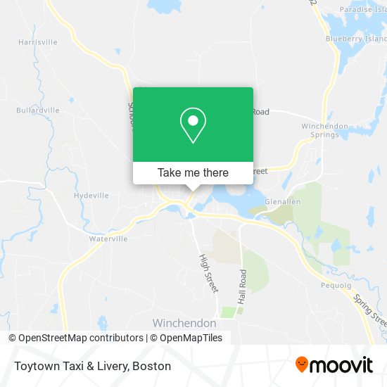 Mapa de Toytown Taxi & Livery