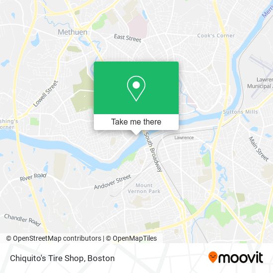 Mapa de Chiquito's Tire Shop