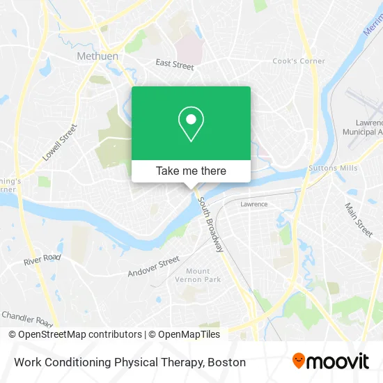 Work Conditioning Physical Therapy map