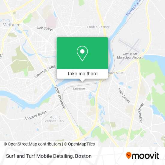 Mapa de Surf and Turf Mobile Detailing