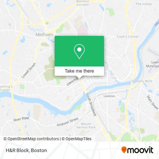 H&R Block map