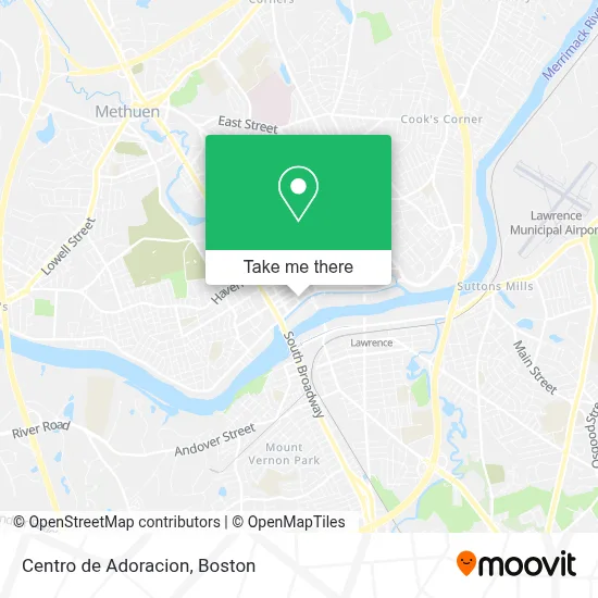 Centro de Adoracion map