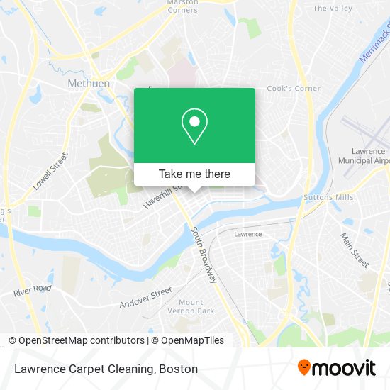 Mapa de Lawrence Carpet Cleaning