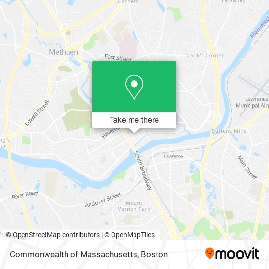 Commonwealth of Massachusetts map