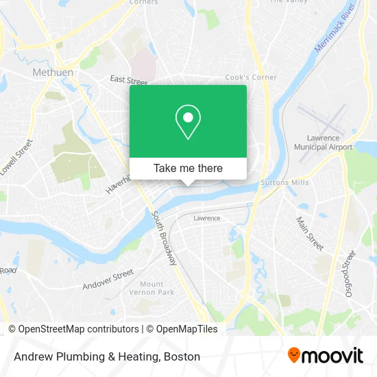 Andrew Plumbing & Heating map