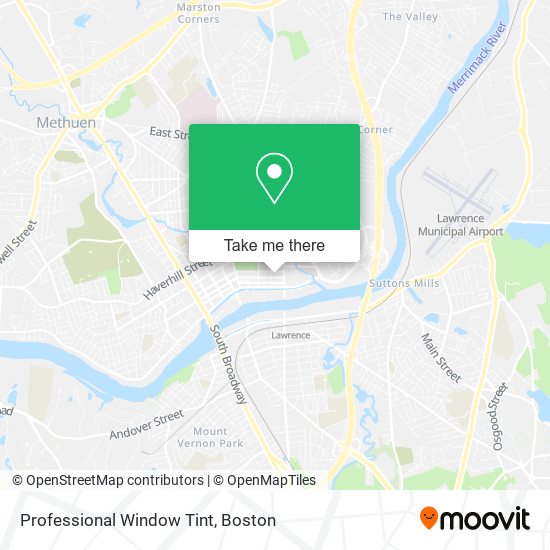 Professional Window Tint map