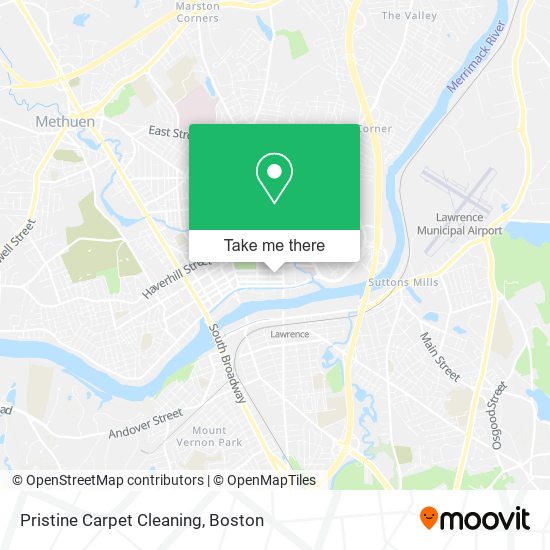 Mapa de Pristine Carpet Cleaning