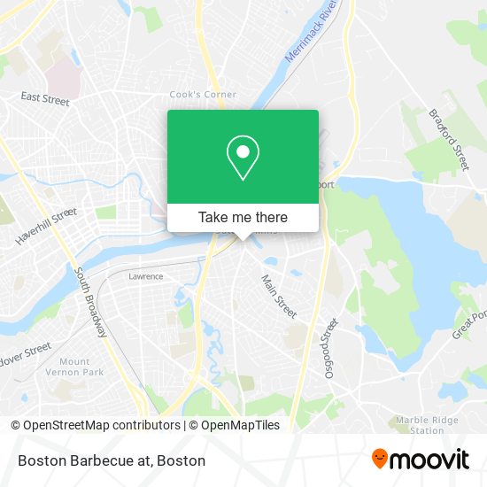 Mapa de Boston Barbecue at