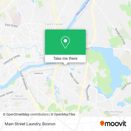 Main Street Laundry map