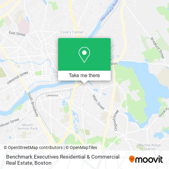 Benchmark Executives Residential & Commercial Real Estate map