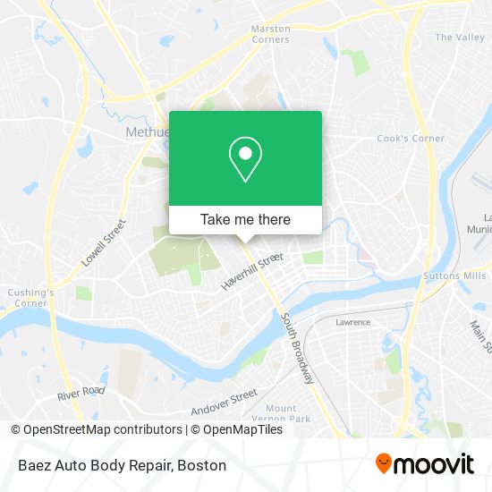 Baez Auto Body Repair map