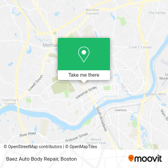 Baez Auto Body Repair map