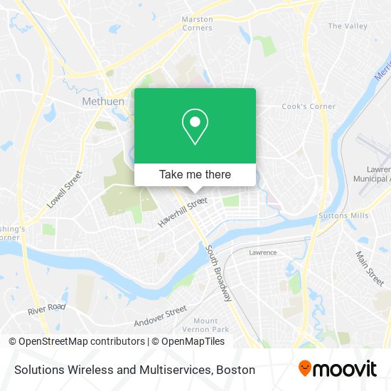 Solutions Wireless and Multiservices map