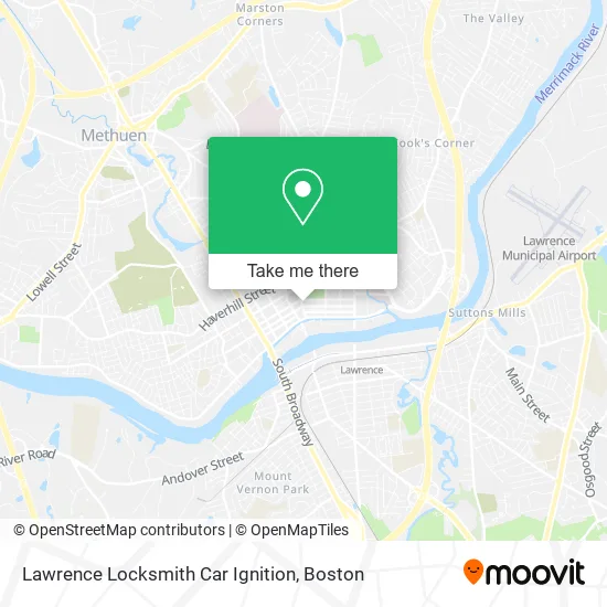 Mapa de Lawrence Locksmith Car Ignition