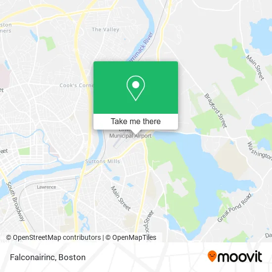 Falconairinc map