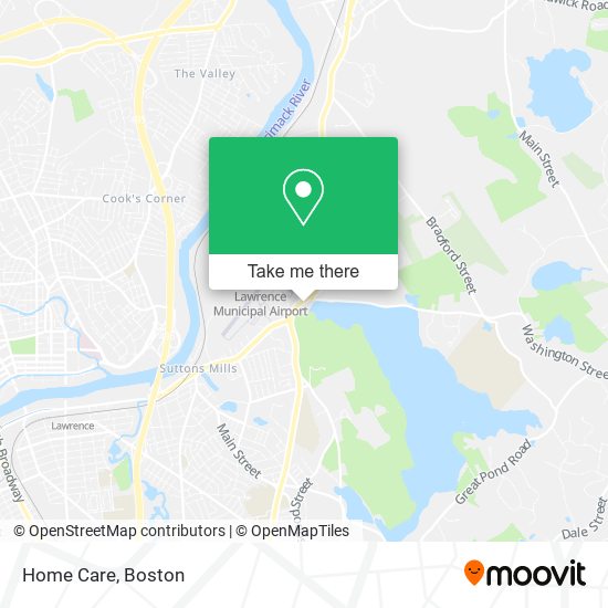 Home Care map