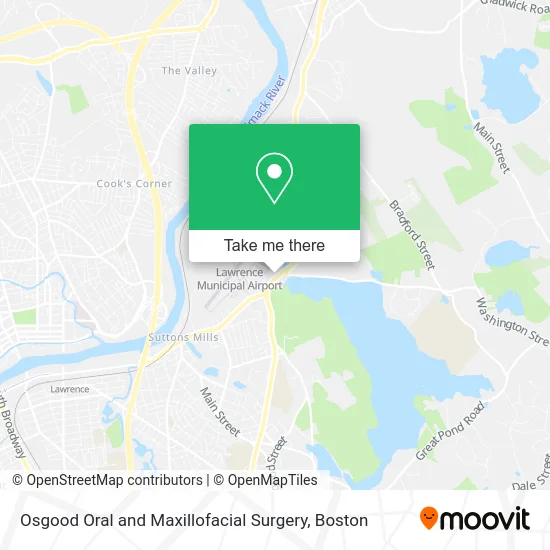 Osgood Oral and Maxillofacial Surgery map