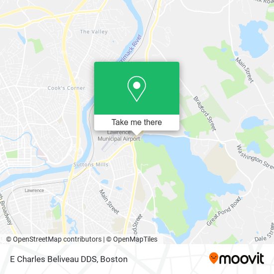 Mapa de E Charles Beliveau DDS