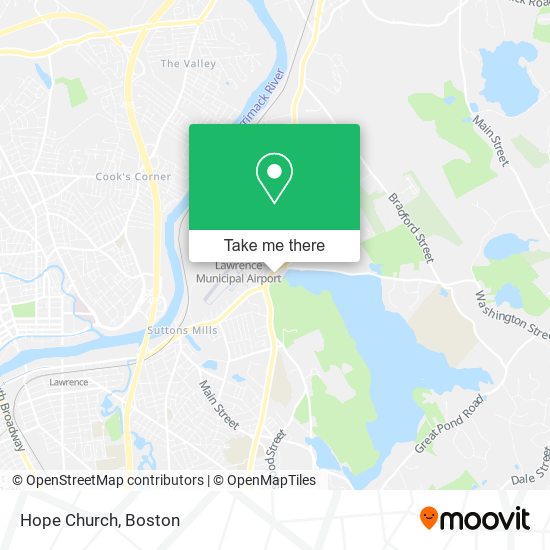 Hope Church map