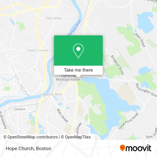 Hope Church map