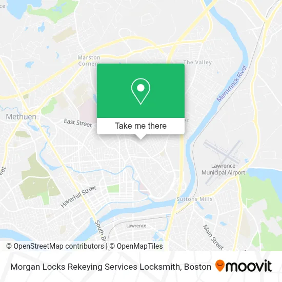 Morgan Locks Rekeying Services Locksmith map