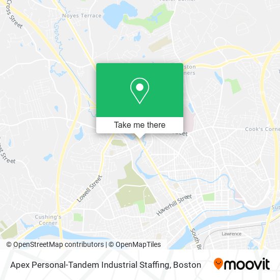 Mapa de Apex Personal-Tandem Industrial Staffing