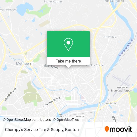 Mapa de Champy's Service Tire & Supply