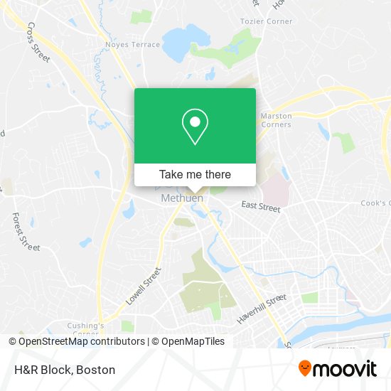 H&R Block map