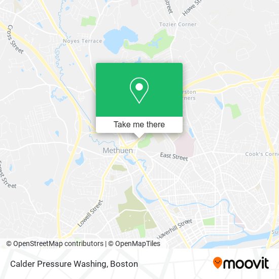 Mapa de Calder Pressure Washing