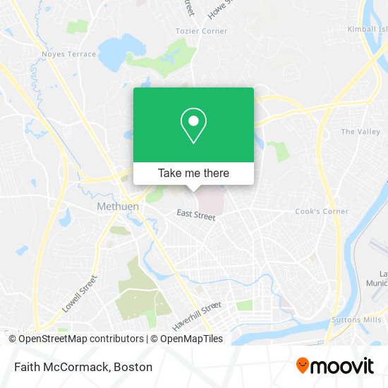 Mapa de Faith McCormack