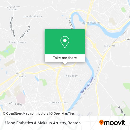 Mapa de Mood Esthetics & Makeup Artistry