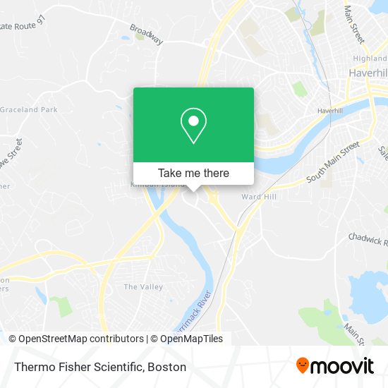 Thermo Fisher Scientific map