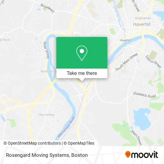 Mapa de Rosengard Moving Systems