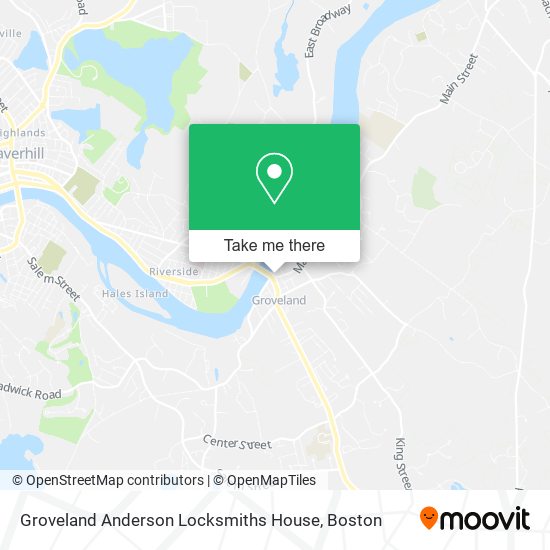 Groveland Anderson Locksmiths House map