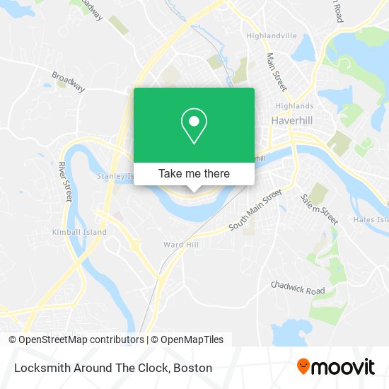 Mapa de Locksmith Around The Clock