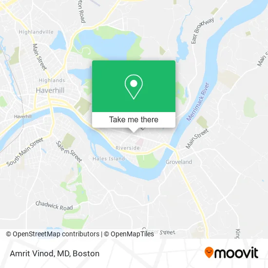 Amrit Vinod, MD map