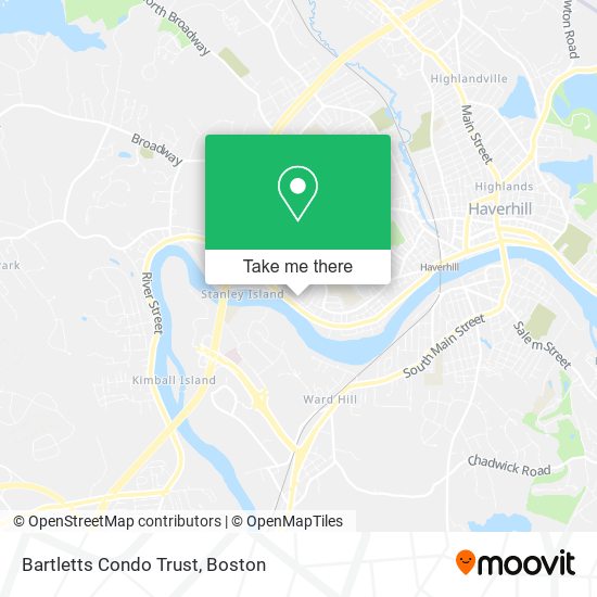 Bartletts Condo Trust map