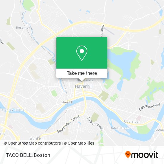 TACO BELL map