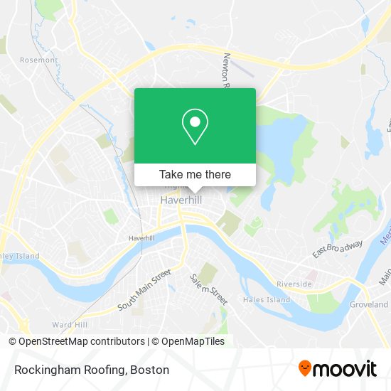 Mapa de Rockingham Roofing