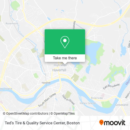 Mapa de Ted's Tire & Quality Service Center