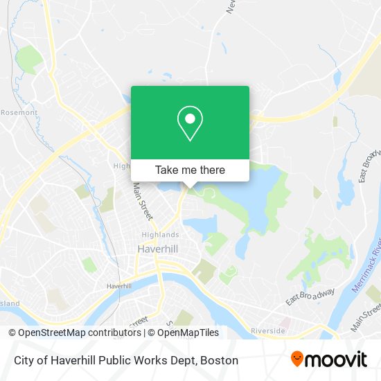 City of Haverhill Public Works Dept map