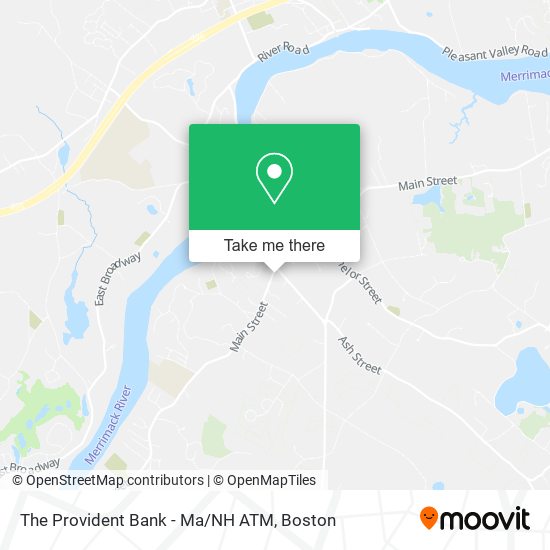The Provident Bank - Ma/NH ATM map