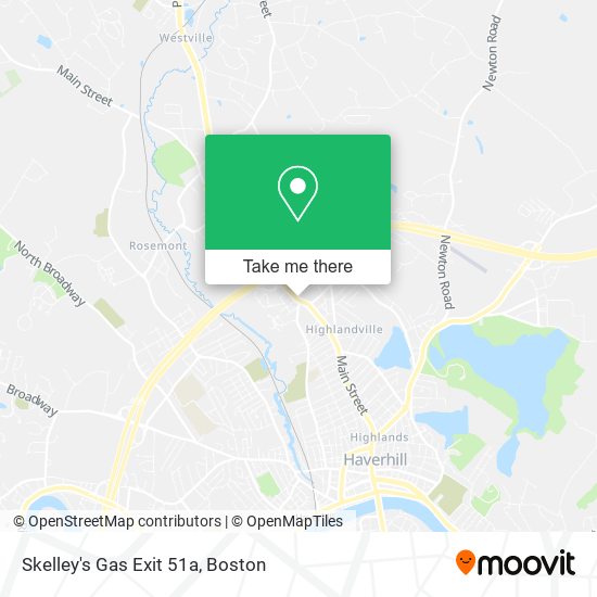 Skelley's Gas Exit 51a map