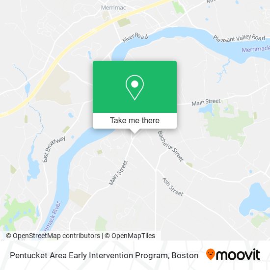 Pentucket Area Early Intervention Program map